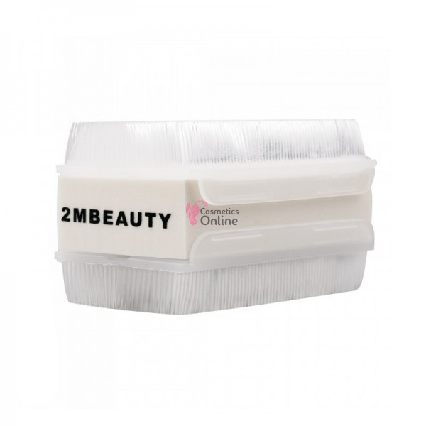 Perie din silicon dubla 2M Beauty pentru indepartat praful